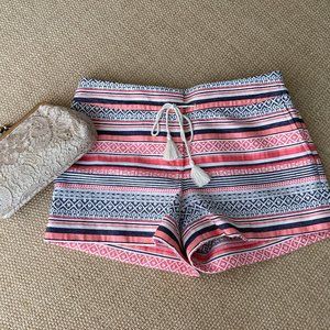 Loft Riviera Tapestry Jacquard Shorts NWT